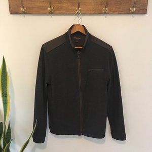 Johnston & Murphy Melange knit zip up (Men's small)